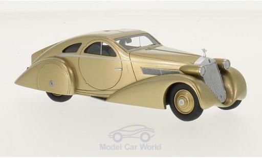 Modellautos Rolls Royce Phantom 1/43 BoS Models I Jonckheere Coupe Aerodynamic Coupe gold RHD 1935 Rolls Royce Phantom 1/43 BoS Models I Jonckheere Coupe Aerodynamic Coupe gold RHD 1935 modellautos