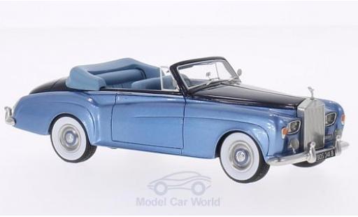 Modellautos Rolls Royce Silver Cloud 1/43 BoS Models III DHC mettalic blau/mettalic blau RHD 1964 Rolls Royce Silver Cloud 1/43 BoS Models III DHC mettalic blau/mettalic blau RHD 1964 modellautos