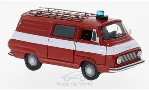 Skoda 1203 1/87 BoS Models Halbbus Feuerwehr 1968 modellautos