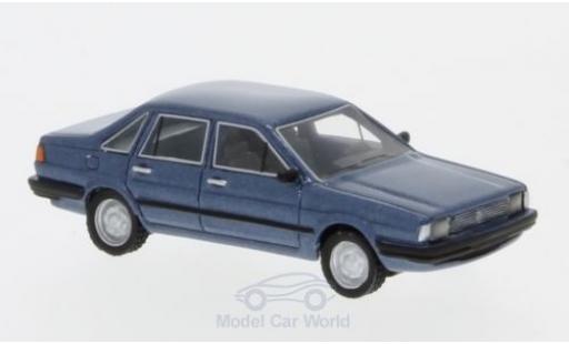 Volkswagen Santana 1/87 BoS Models mettalic blau 1982 modellautos