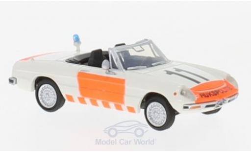 Alfa Romeo Spider 1/87 Brekina 2000 Fastback Rijkspolitie modellautos