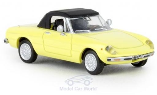 Alfa Romeo Spider 1/87 Brekina gelb 1969 geschlossen TD modellautos