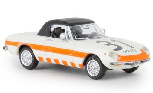 Alfa Romeo Spider 1/87 Brekina Politie 31 1969 geschlossen TD modellautos