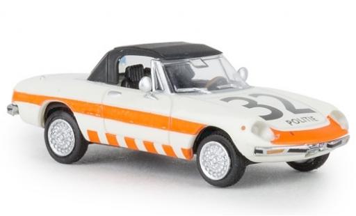 Alfa Romeo Spider 1/87 Brekina Politie 32 1969 geschlossen TD modellautos