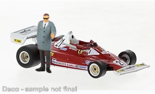 Ferrari 312 1/87 Brekina T2 avec figurine No.21 1976 modellautos