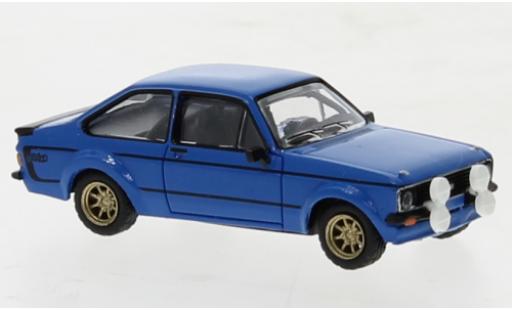 Ford Escort 1/87 Brekina RS 1800 bleu 1976 modellautos