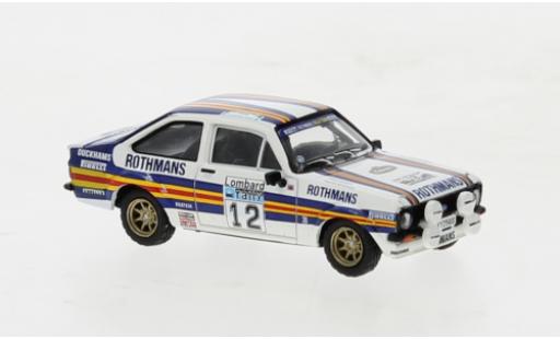 Ford Escort 1/87 Brekina RS 1800 No.12 Rallye RAC Lombard 1981 modellautos