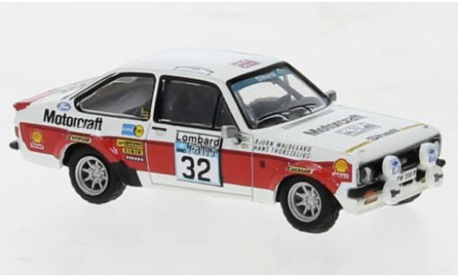 Ford Escort 1/87 Brekina RS 1800 No.32 Rallye RAC Lombard 1976 modellautos