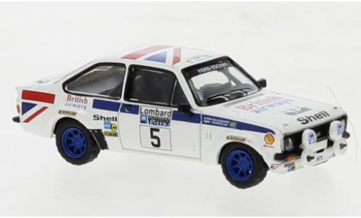 Ford Escort 1/87 Brekina RS 1800 No.5 Rallye RAC Lombard 1977 modellautos