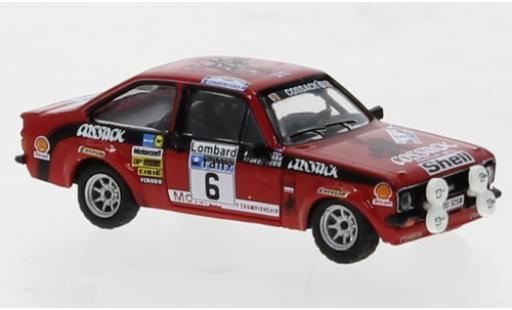 Ford Escort 1/87 Brekina RS 1800 No.6 Rallye RAC Lombard 1976 modellautos