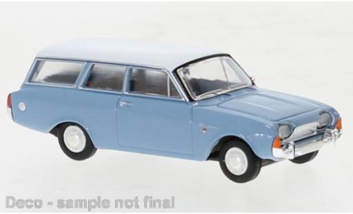 Modellautos Ford Taunus 1/87 Brekina P3 Turnier bleu clair/blanche 1964 Ford Taunus 1/87 Brekina P3 Turnier bleu clair/blanche 1964 modellautos