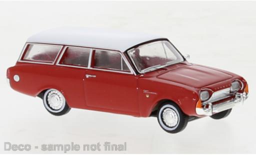 Modellautos Ford Taunus 1/87 Brekina P3 Turnier rouge/blanche 1964 Ford Taunus 1/87 Brekina P3 Turnier rouge/blanche 1964 modellautos