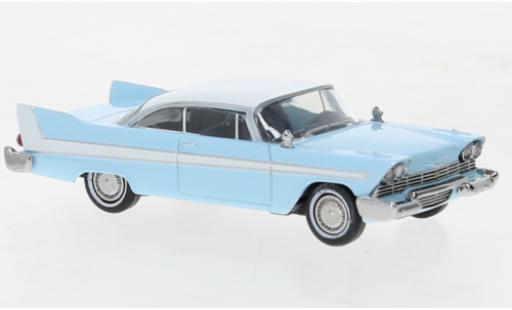 Modellautos Plymouth Fury 1/87 Brekina bleu clair/blanche 1958 Plymouth Fury 1/87 Brekina bleu clair/blanche 1958 modellautos