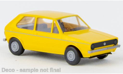 Volkswagen Golf 1/87 Brekina I gelb 1974 modellautos