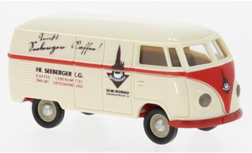 Volkswagen T1 1/87 Brekina a fourgon Fr. Seeberger KG 1950 modellautos