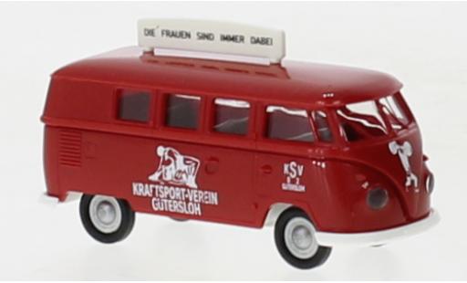 Volkswagen T1 1/87 Brekina b camionnette KSV Gütersloh 1960 modellautos