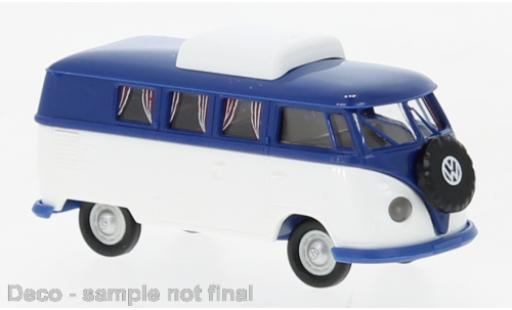 Volkswagen T1 1/87 Brekina b Camper blau/weiss 1960 modellautos