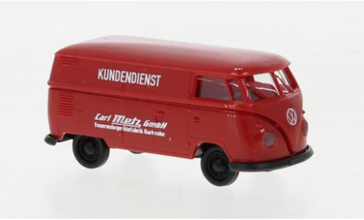 Volkswagen T1 1/87 Brekina b fourgon Metz Feuerwehrgerätefabrik 1960 modellautos