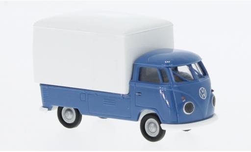 Volkswagen T1 1/87 Brekina b Großraum-wagon conteneur bleu/blanche 1960 modellautos