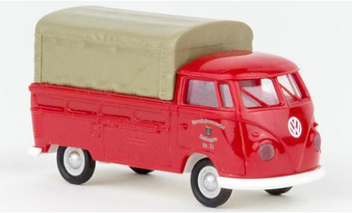 Modellautos Volkswagen T1 1/87 Brekina b plateforme pompiers Solingen 1960 Volkswagen T1 1/87 Brekina b plateforme pompiers Solingen 1960 modellautos