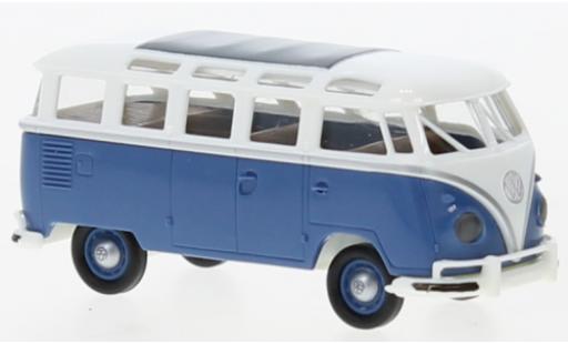 Modellautos Volkswagen T1 1/87 Brekina b Samba blanche/bleu 1960 Volkswagen T1 1/87 Brekina b Samba blanche/bleu 1960 modellautos