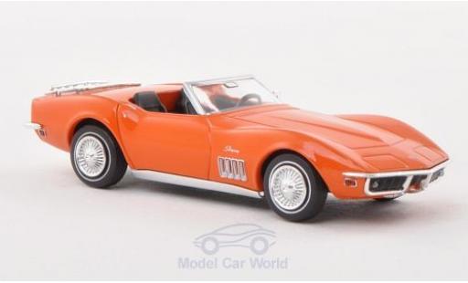 Modellautos Chevrolet Corvette 1/87 Brekina C3 Cabrio mit Gepäckträger orange Chevrolet Corvette 1/87 Brekina C3 Cabrio mit Gepäckträger orange modellautos