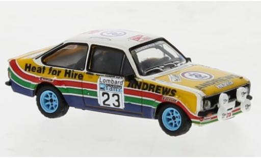 Ford Escort 1/87 Brekina RS 1800 No.23 Rallye RAC Lombard 1977 1:87 modellautos