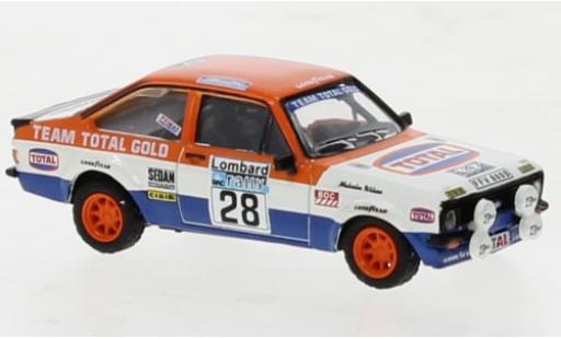 Ford Escort 1/87 Brekina RS 1800 No.28 Rallye RAC Lombard 1979 1:87 modellautos