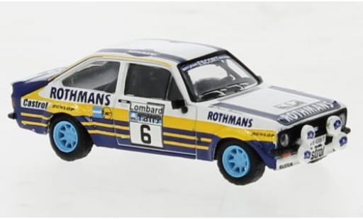 Ford Escort 1/87 Brekina RS 1800 No.6 Rallye RAC Lombard 1979 1:87 modellautos