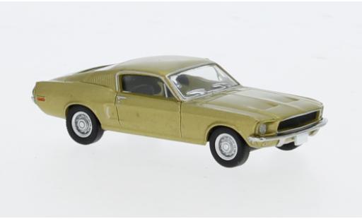 Ford Mustang 1/87 Brekina GT 350 Fastback gold 1968 1:87 modellautos