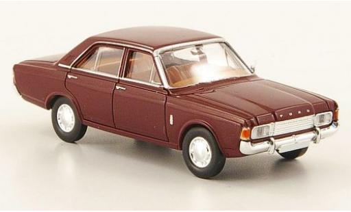 Modellautos Ford Taunus 1/87 Brekina 17M (P7b) rot 1969 Ford Taunus 1/87 Brekina 17M (P7b) rot 1969 modellautos