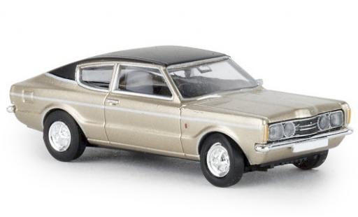 Modellautos Ford Taunus 1/87 Brekina Coupe GXL gold/schwarz 1972 Ford Taunus 1/87 Brekina Coupe GXL gold/schwarz 1972 modellautos