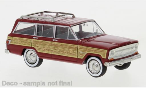 Modellautos Jeep Wagoneer 1/87 Brekina B rot 1968 Woody Jeep Wagoneer 1/87 Brekina B rot 1968 Woody modellautos