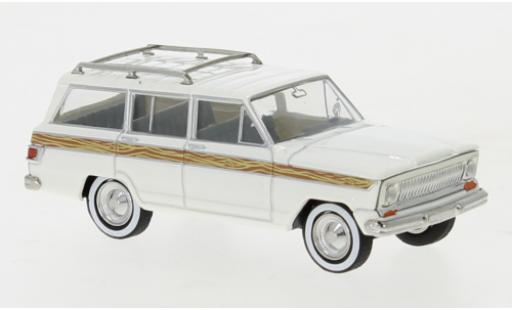 Modellautos Jeep Wagoneer 1/87 Brekina B weiss 1968 Wooden Stripe Jeep Wagoneer 1/87 Brekina B weiss 1968 Wooden Stripe modellautos