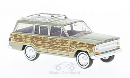 Modellautos Jeep Wagoneer 1/87 Brekina mettalic beige/Holzoptik Woody Jeep Wagoneer 1/87 Brekina mettalic beige/Holzoptik Woody modellautos