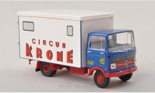 Modellautos Mercedes LP 608 1/87 Brekina blau/weiss Circus Krone Mercedes LP 608 1/87 Brekina blau/weiss Circus Krone modellautos