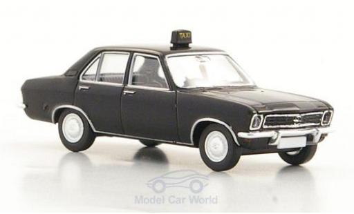 Modellautos Opel Ascona 1/87 Brekina A Taxi 4-Türer schwarz Opel Ascona 1/87 Brekina A Taxi 4-Türer schwarz modellautos