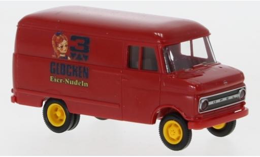 Opel Blitz 1/87 Brekina B Kastenwagen 3 Glocken Eiernudeln 1966 modellautos