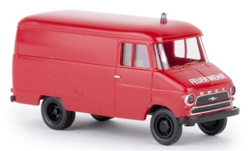 Opel Blitz 1/87 Brekina Kasten A Feuerwehr 1959 modellautos