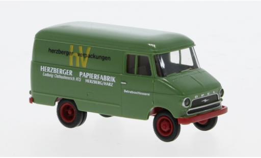 Opel Blitz 1/87 Brekina Kasten A Herzberger Papierfrabrik 1959 1:87 modellautos