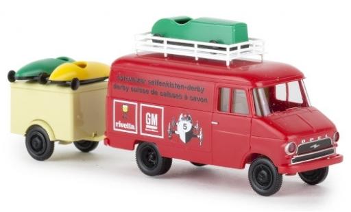 Modellautos Opel Blitz 1/87 Brekina Kasten A Schweizer Seifenkisten Derby 1966 mit Anh. und Seifenkisten Opel Blitz 1/87 Brekina Kasten A Schweizer Seifenkisten Derby 1966 mit Anh. und Seifenkisten modellautos