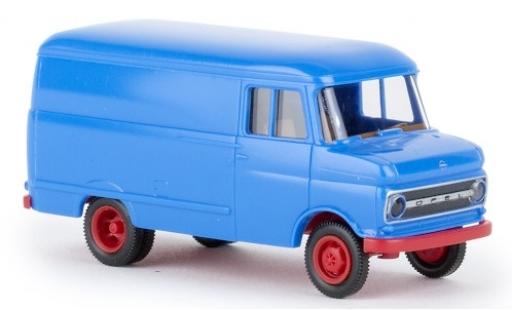 Opel Blitz 1/87 Brekina Kasten B blau 1966 modellautos