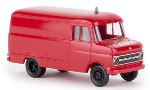 Opel Blitz 1/87 Brekina Kasten B Feuerwehr 1966 modellautos