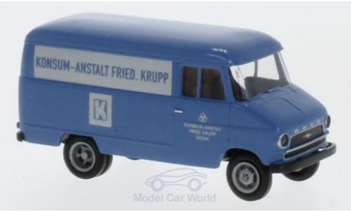 Modellautos Opel Blitz 1/87 Brekina Konsum-Anstalt Friedrich Krupp Kasten Opel Blitz 1/87 Brekina Konsum-Anstalt Friedrich Krupp Kasten modellautos