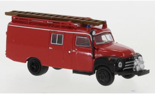 Opel Blitz 1/87 Brekina LF 8 rot/schwarz 1952 modellautos