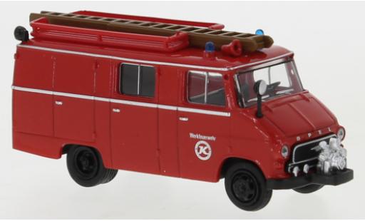 Opel Blitz 1/87 Brekina LF 8 Werkfeuerwehr Kässbohrer 1959 modellautos