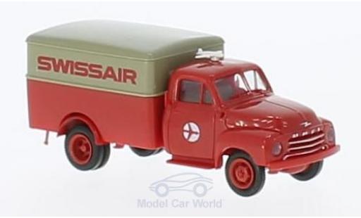 Modellautos Opel Blitz 1/87 Brekina Swissair Koffer Opel Blitz 1/87 Brekina Swissair Koffer modellautos
