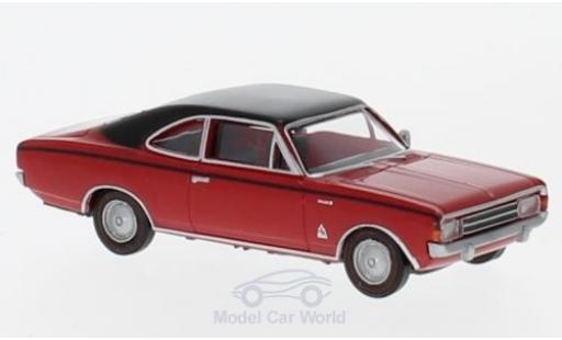 Modellautos Opel Rekord 1/87 Brekina C Coupe rot/schwarz aus der Schweiz Opel Rekord 1/87 Brekina C Coupe rot/schwarz aus der Schweiz modellautos