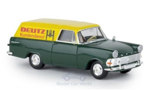 Modellautos Opel Rekord 1/87 Brekina P2 Kasten Deutz Kundendienst Opel Rekord 1/87 Brekina P2 Kasten Deutz Kundendienst modellautos