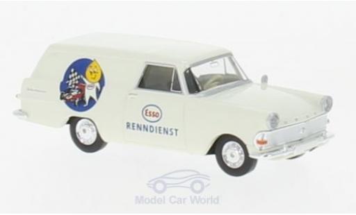 Modellautos Opel Rekord 1/87 Brekina P2 Kasten Esso Renndienst Opel Rekord 1/87 Brekina P2 Kasten Esso Renndienst modellautos